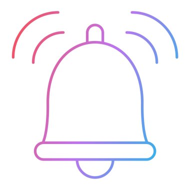 Çan simgesi vektör illüstrasyonu