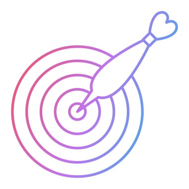 hedef simge vektör illüstrasyonu