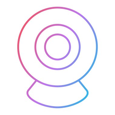 Web kamerası simgesi. Web tasarımı