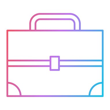 evrak çantası ikonu vektör illüstrasyonu