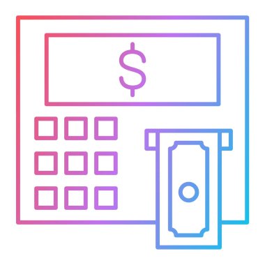 Kredi kartı ikonu vektör illüstrasyonu