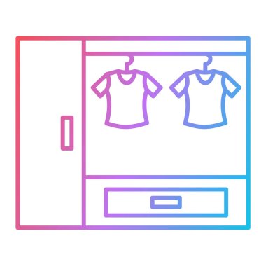 Tişört ikonu. Düz dizayn. vektör illüstrasyonu.