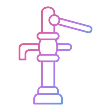 beyaz arkaplanda su musluğu simgesi izole edildi. vektör illüstrasyonu