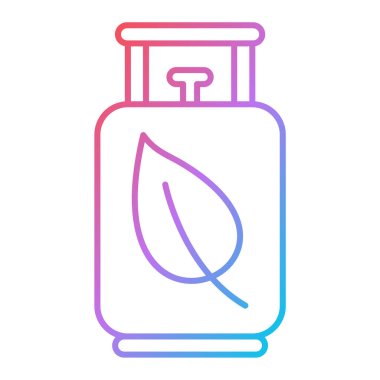 Bir şişe simgesinin vektör illüstrasyonu