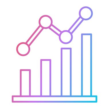 grafik ikonu vektör illüstrasyonu