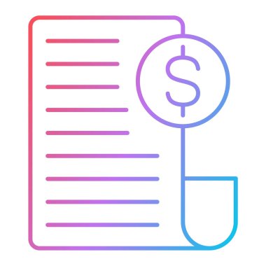 Dolar banknotu. Basit tasarım