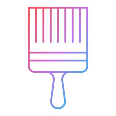 boya fırçası ikonu. vektör illüstrasyonu