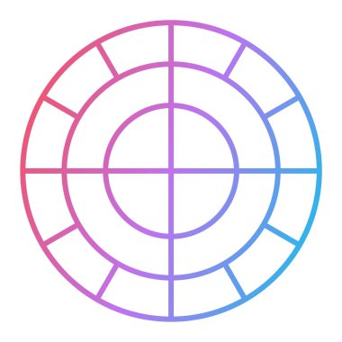 hedef simge vektör illüstrasyonu