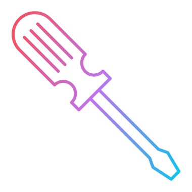 tornavida ikonu vektör çizimi