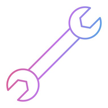 İngiliz anahtarı ve tornavida. Basit tasarım