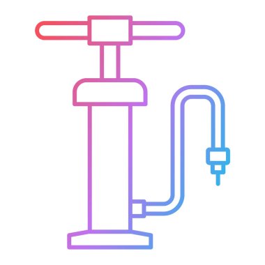 Musluk ikonu. İnternet için pompa vektör simgelerinin özet çizimi