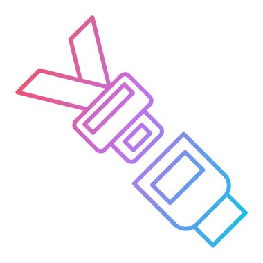 Modern b 'nin vektör illüstrasyonu kurdele simgesinden yoksun