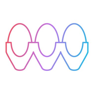 Yumurta ikonu vektör çizim şablonu