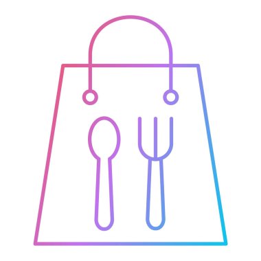 Yiyecek ve içecek dolu alışveriş torbası.