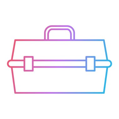 evrak çantası ikonu vektör illüstrasyonu