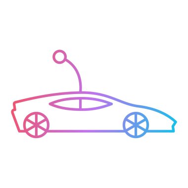 Modern otomatik simgenin vektör illüstrasyonu