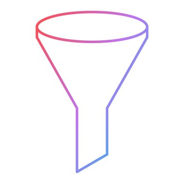 Simge vektör çizim huni