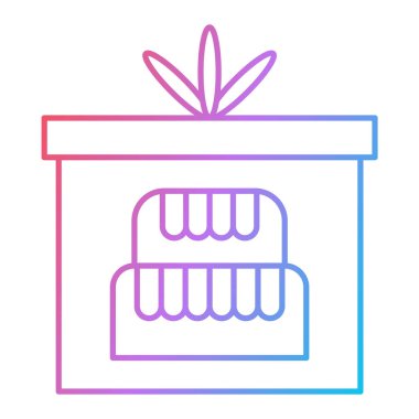 Bir depolama simgesinin vektör çizimi