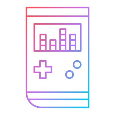 oyun konsolu vektör çizimi