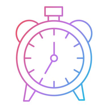 saat zaman simgesi vektör illüstrasyonu