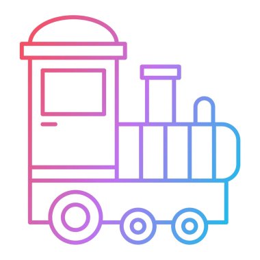 tren simgesi vektör illüstrasyonu