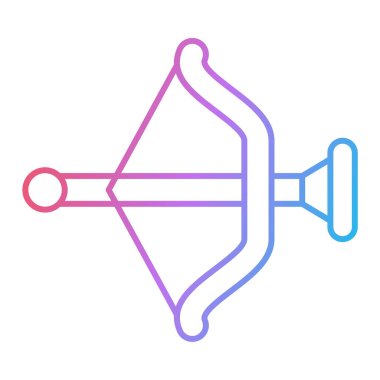 Papyon ikonu vektörü. İnce çizgi işareti. izole edilmiş sınır sembolü çizimi