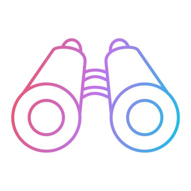 dürbün simgesi vektör çizim şablonu