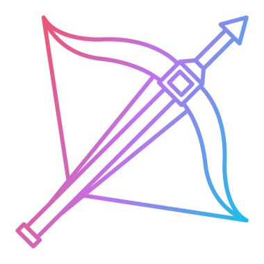 Papyon ikonu. Web için kurdele vektör simgelerinin özet çizimi