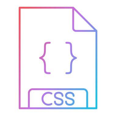 dosya biçimi simgesi, vektör illüstrasyonu