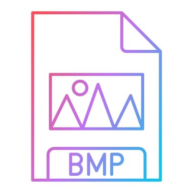 dosya biçimi simgesi, vektör illüstrasyonu