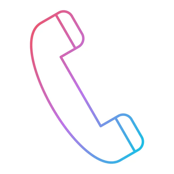 Telefon Symbol Vektorillustration — Stockvektor