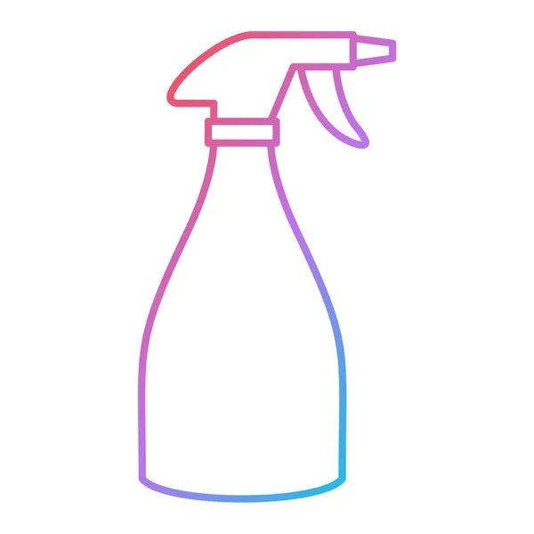 Cleaning Bottle Icon Outline Illustration Liquid Vector Sign Web — ストックベクタ