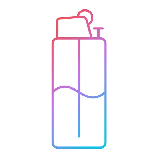 Water Bottle Icon Outline Illustration Gas Extinguisher Vector Icons Web — ストックベクタ
