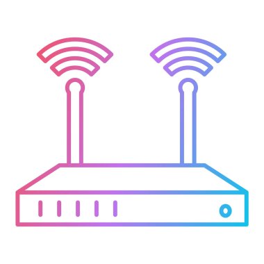 yönlendirici vektör düz renk simgesi