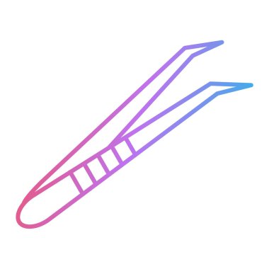 Çubuk simgesinin tek bir izole nesnesinin vektör çizimi