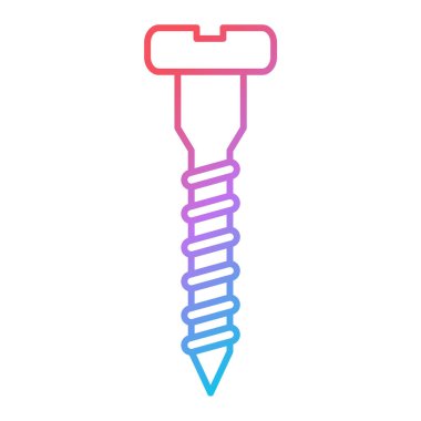 Tirbuşon simgesi. Vektör çizim