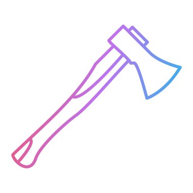 Balta simgesi. Vektör illüstrasyonu