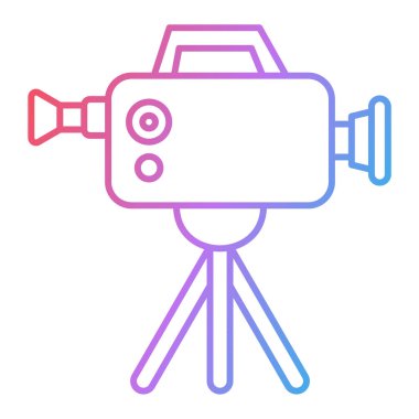 bir tripod simgesinin çizgi çizimi.