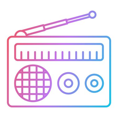 müzik simgesi, vektör illüstrasyonu