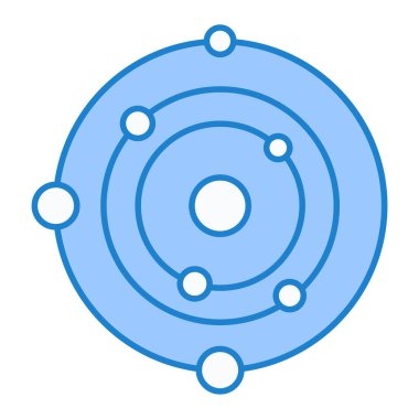 uzay simgesinin vektör illüstrasyonu