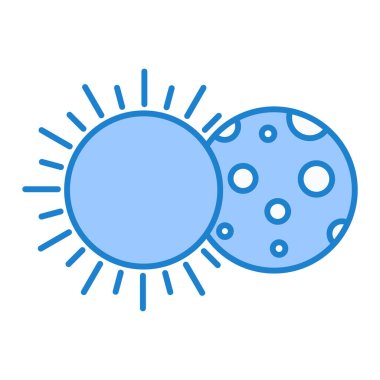 Güneş Simgesi Vektör illüstrasyonu