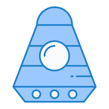 Dondurma ikonu. Web için pizza vektör simgelerinin özet çizimi