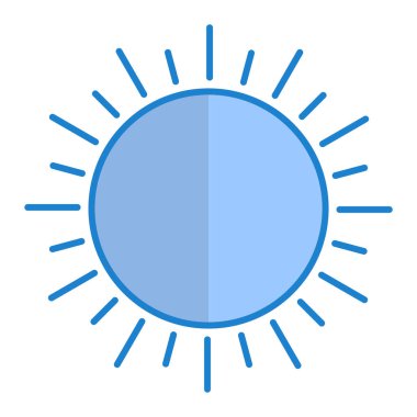 Güneş Simgesi Vektör illüstrasyonu
