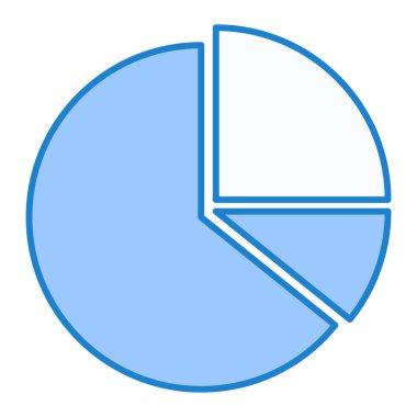 Pasta grafiği simgesi. Web tasarımı için grafik vektör simgelerinin düz çizimi