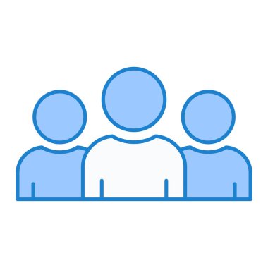 insanlar simge vektör illüstrasyonu