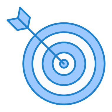 hedef simge vektör illüstrasyonu