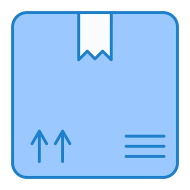 Bir kutunun vektör illüstrasyonu