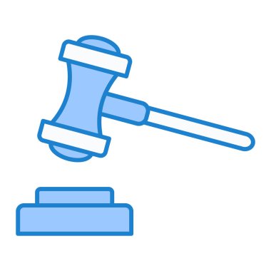 açık artırma çekiç ikonu vektör illüstrasyon tasarımı