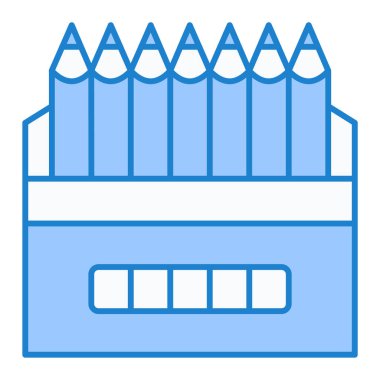 Kalemler. Web simgesi basit illüstrasyon