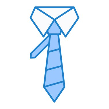 ağ ve mobil uygulama tasarımınız için beyaz arkaplanda izole edilmiş kravat simgesi vektörü, kravat logosu kavramı